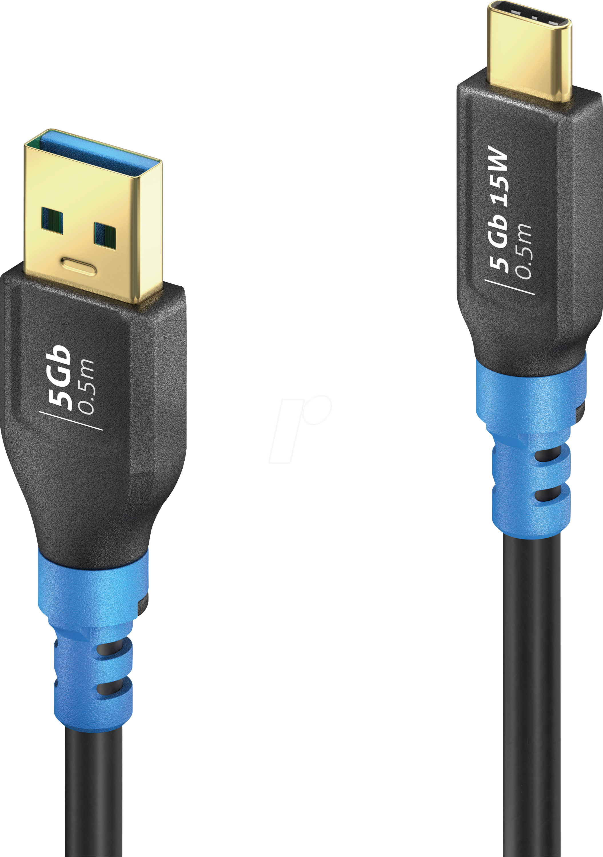 FI-U320-005 - USB 5 Gb/s-Kabel, A Stecker auf C Stecker, 0,5 m