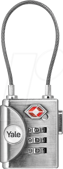 YE YTP3323501 - TSA Reise-Zahlenschloss, 3 Zahlenreihen, 32 mm