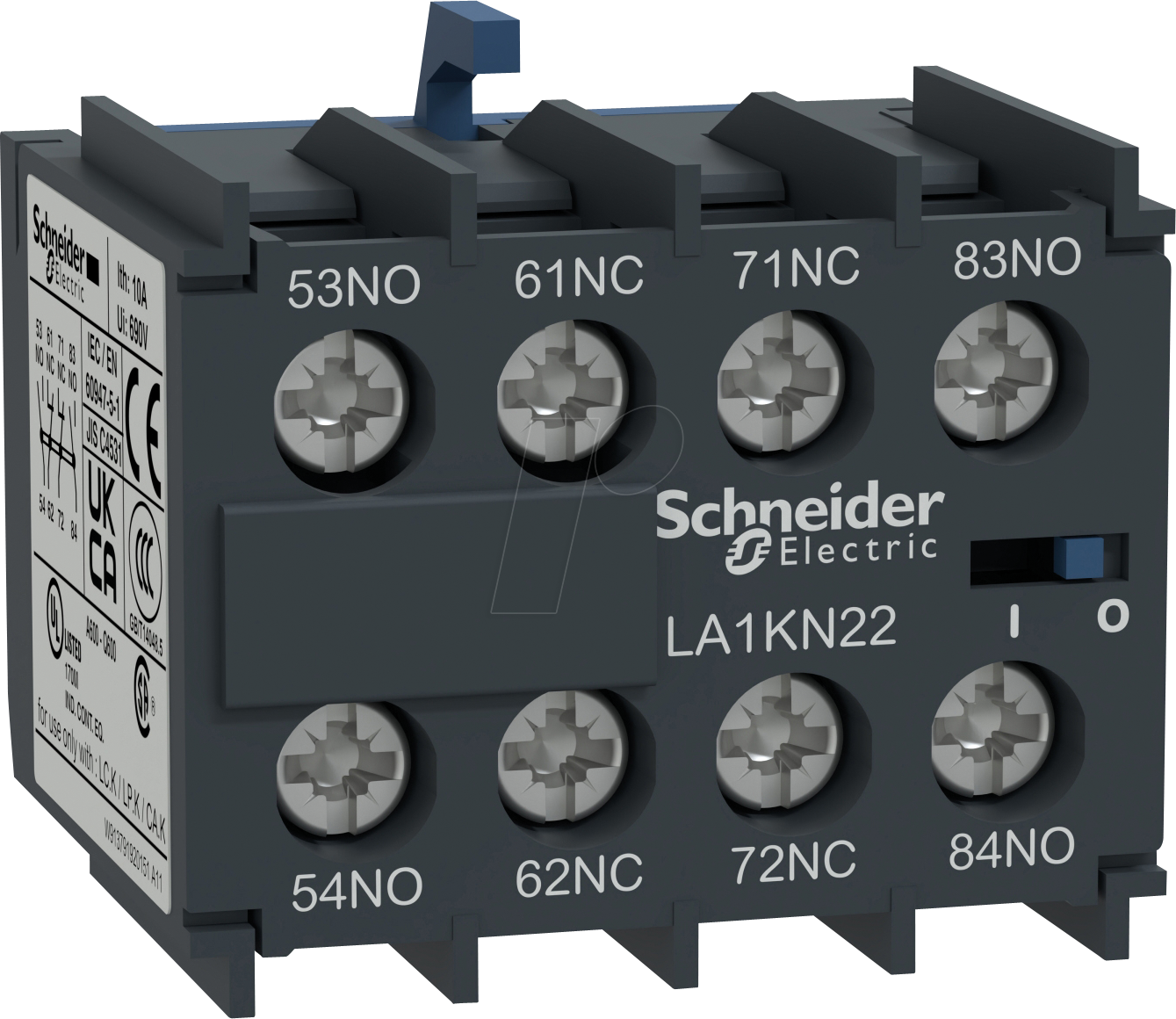 LA1KN22 - Hilfsschalterblock, TeSys K, 2 NC, 2 NO