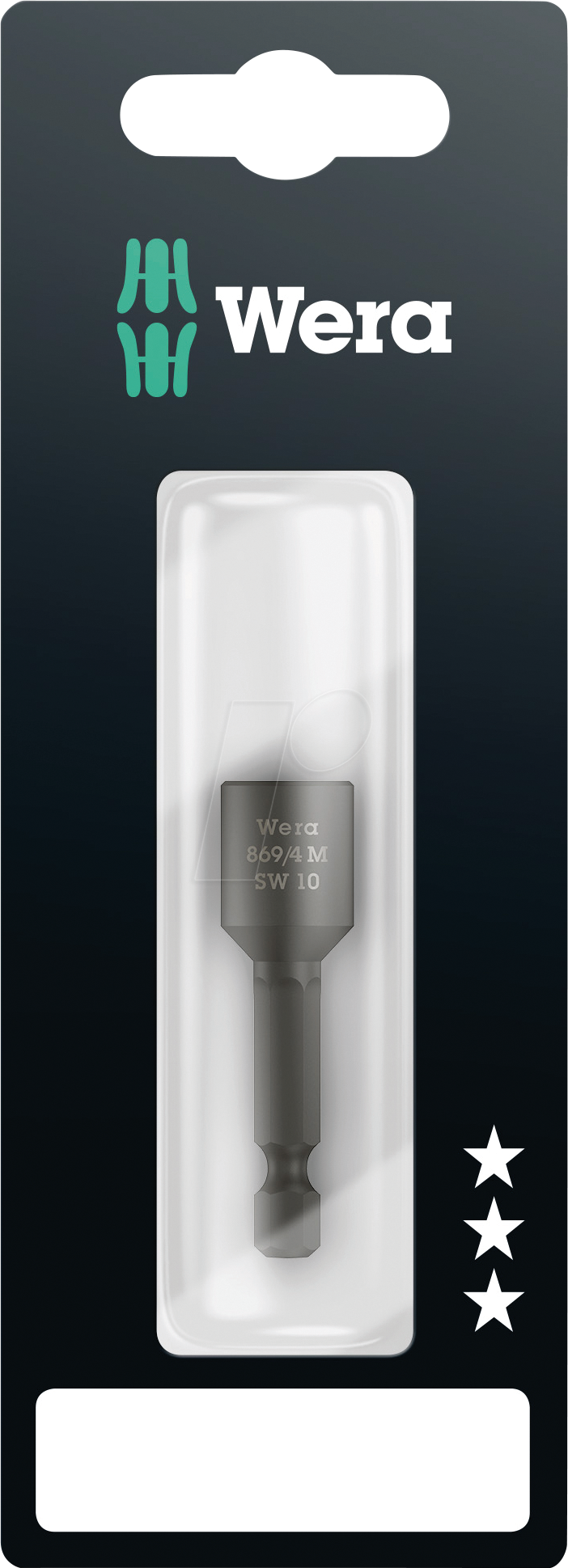 Thumbnail - WERA 05073505001 - Bit Steckschlüsseleinsatz, M10 x 50