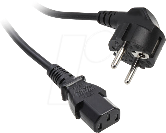 KOLINK 00605 - Kolink Netzkabel, 1,8 m, schw, C13