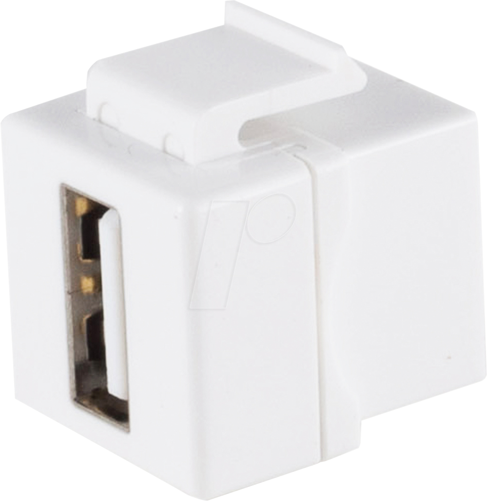 SHVP BS08-10044 - Keystone USB 2.0 A Buchse > Buchse, kurz