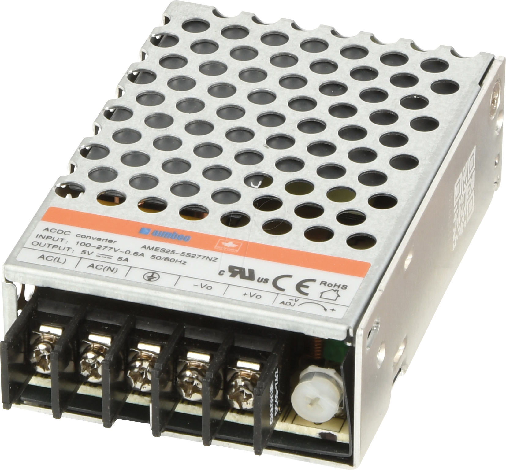 AMES25-5S277NZ - AC/DC-Wandler, 85 - 305 V AC, 5,5 V DC, 5 A, Modul