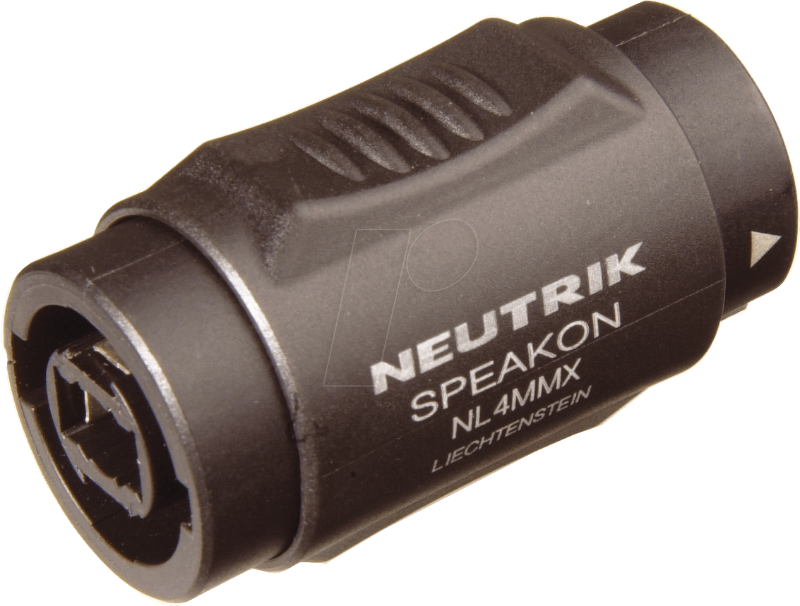 NEUTRIK NL-4MM - Neutrik-Speakon-Kupplung, Buchse/Buchse, 4-p.