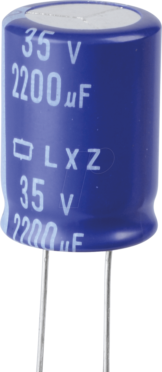 RAD LXZ 35/2K2 - ELKO, 2200µF, 35V, 105°C