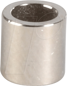 VT DKM 5MM - Distanzhülsen, Messing vernickelt, 5mm