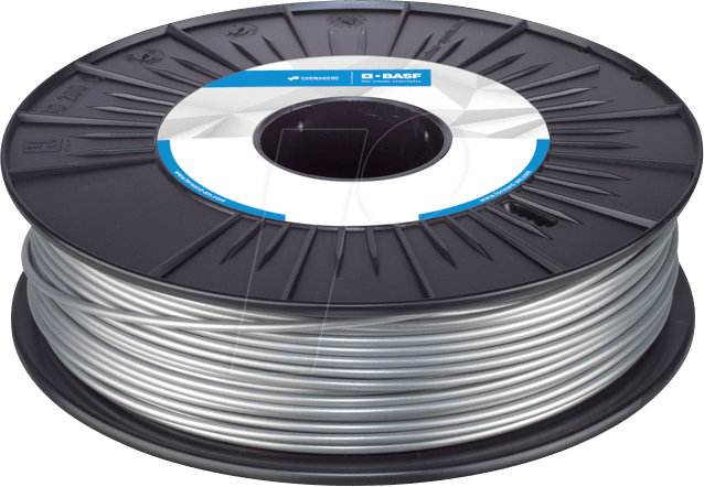 BASFU 20438 - Filament, PLA, silber, 1,75 mm, 750 g
