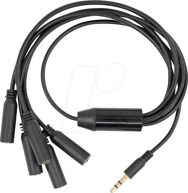 SHELLY SPLIT1-5J - Shelly Splitter 1 zu 5, 3,5 mm Klinke, für The Pill