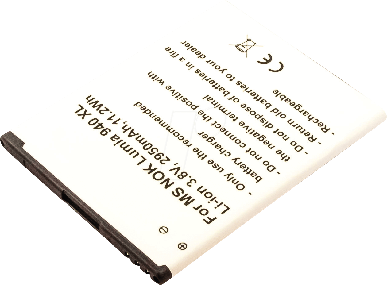 AKKU 13261 - Smartphone-Akku für Microsoft Lumia, Li-Ion, 2950 mAh