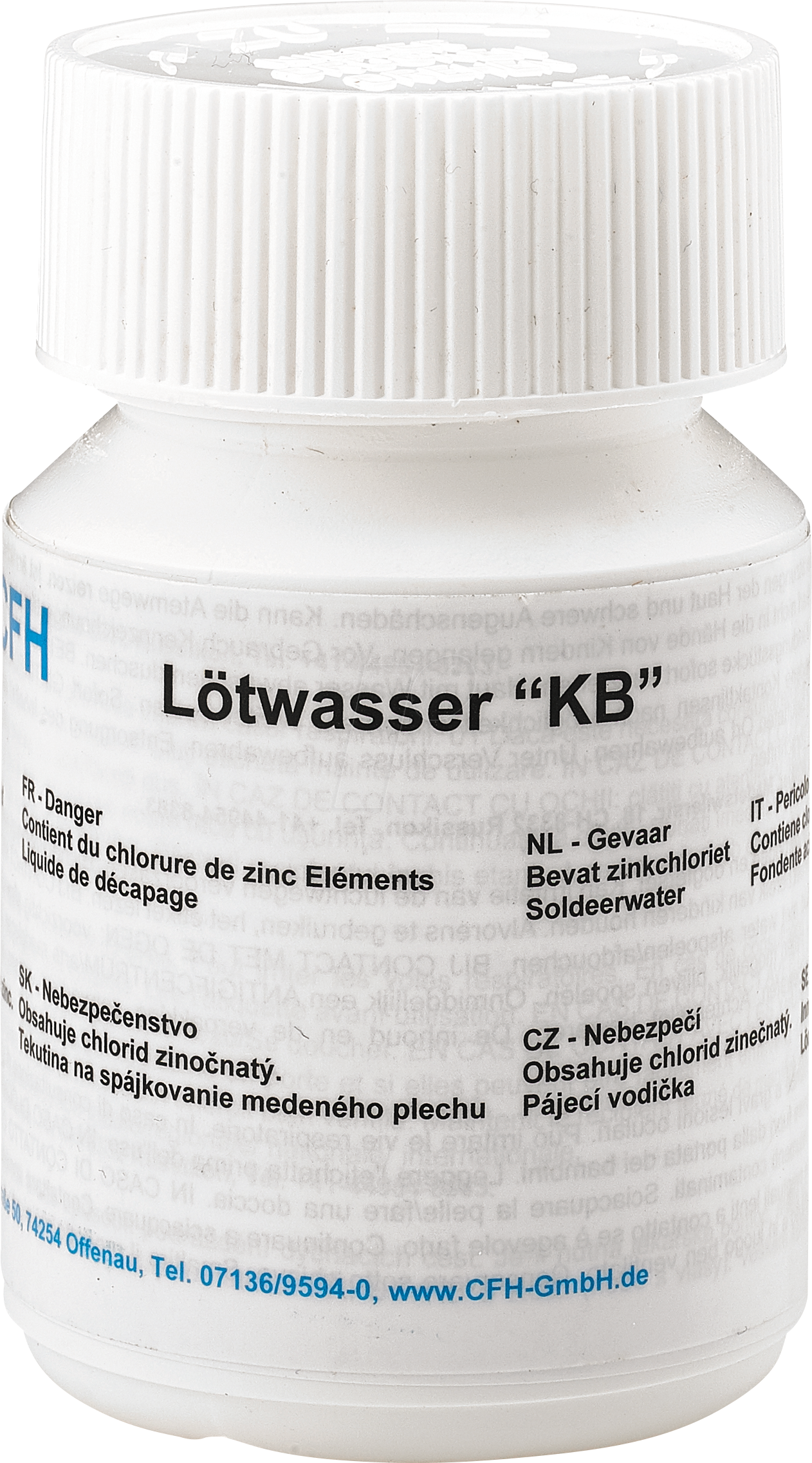 CFH 52368 - Lötwasser LWK 368 100 g Kupferblech