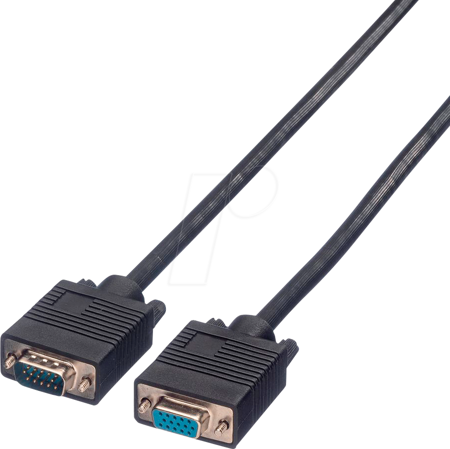 Thumbnail - ROLINE 11045306 - VGA Monitor Kabel 15-pol Verlängerung, 6 m
