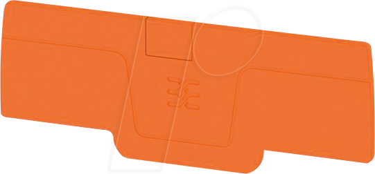 AEP 4C 2.5 OR - Abschlussplatte A-Serie, orange