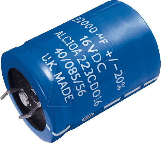 Thumbnail - BSN 10.000/25 - Becher-Elko, radial, 10 mF, 25 V, RM 10, 85°C, 2000h, 20%