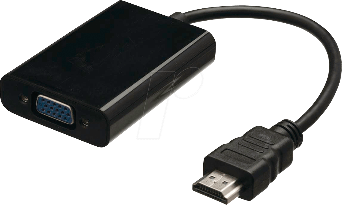 N CCGB34900BK02 - HDMI Adapter, HDMI Stecker auf VGA Buchse