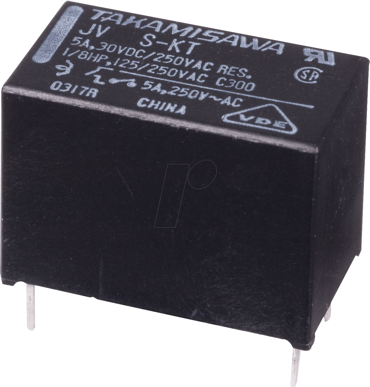 JV 12 - Miniatur-Leistungsrelais JV ,12V, 1 Schließer 5A