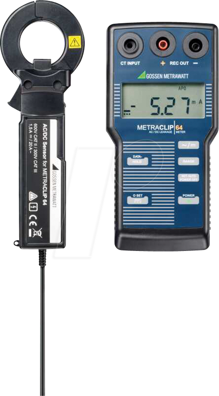 METRACLIP 64 - Stromzange METRACLIP 64, digital, AC/DC, bis 10 A