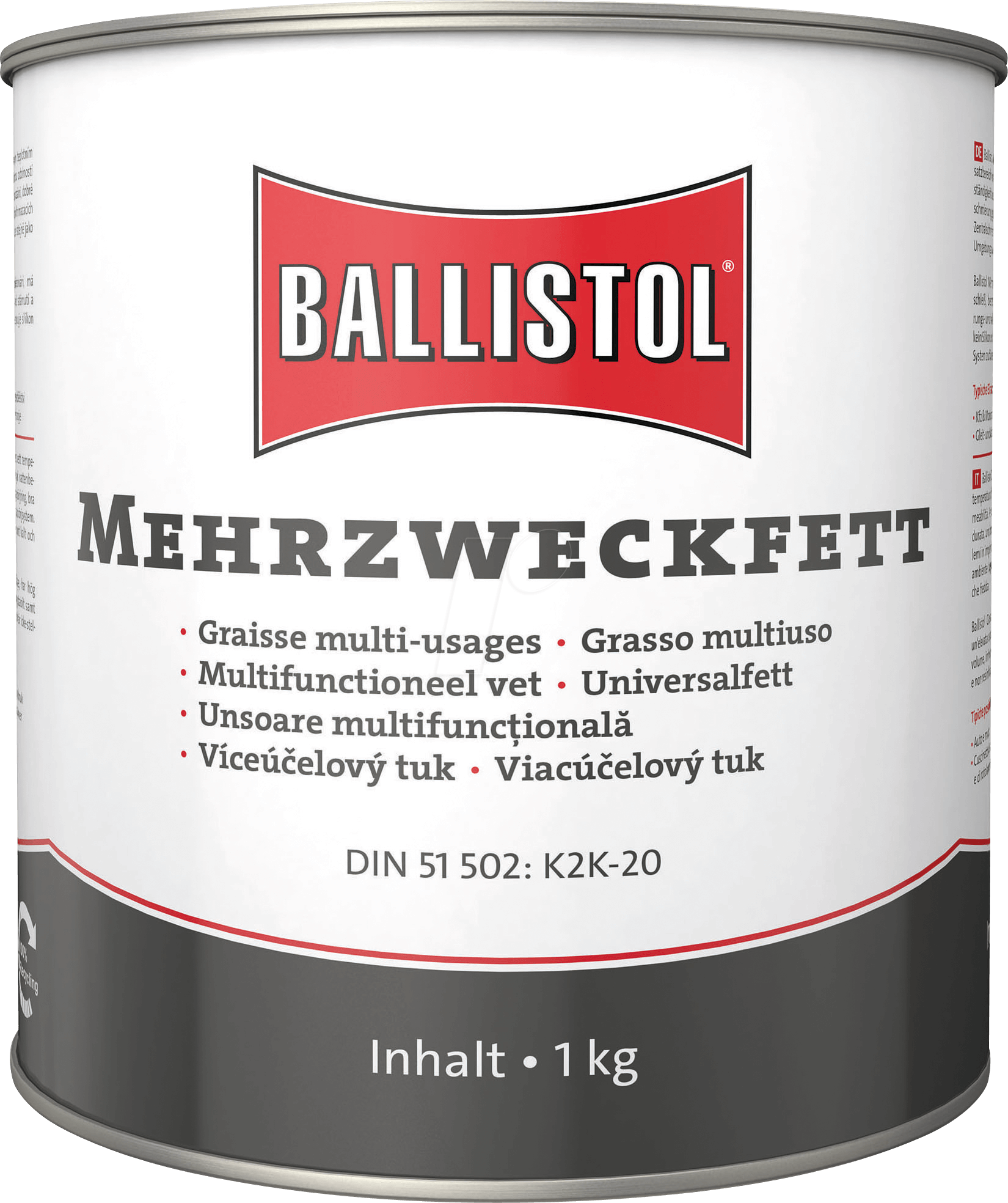 BALL 25351 - Mehrzweckfett, 1000 gr, Dose