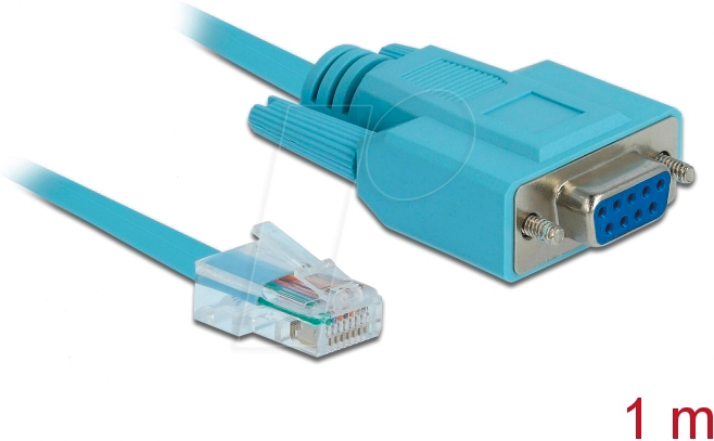 DELOCK 63341 - Konsolenkabel 1 m blau