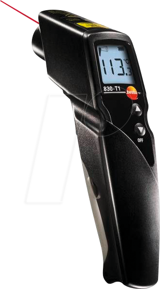 TESTO 0560 8311 - Infrarot-Thermometer testo 830-T1, -30 bis +400 °C, 10:1