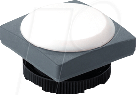 RAFI 39.18.52 - FS+ 22 - Leuchtenvorsatz - quadrat, ws, Blende flach