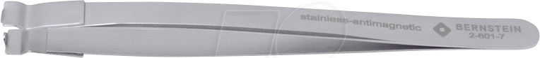 BERN 2 601 7 - IC-Pinzette, gerade, 125 mm, Edelstahl