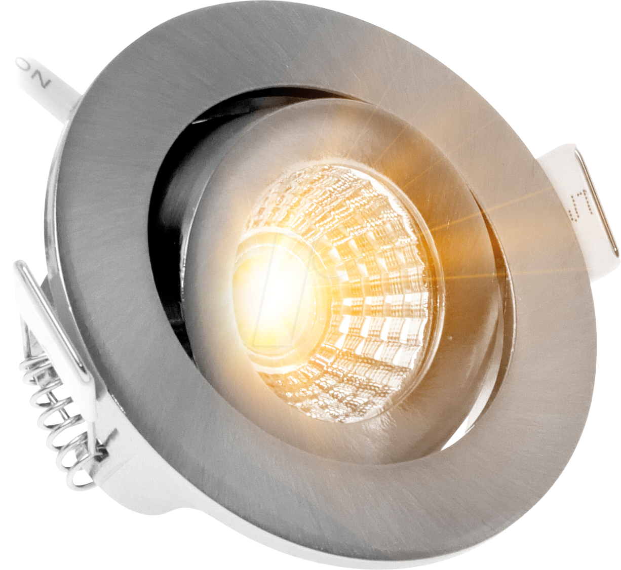 ECO-DIM 10059 - LED Einbaustrahler, dimmbar, 5 W, 450 lm, 2000-3000 K, nickel