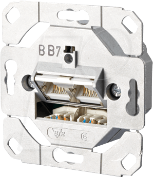 BTR 130C381200-I - E-DAT CAT.6A 2 Port UP0