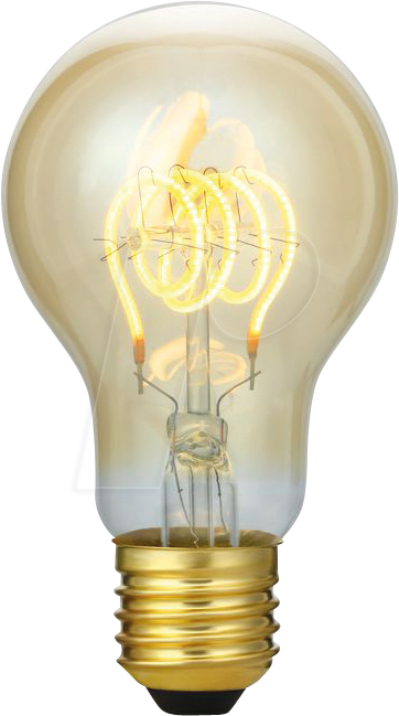 SCHI LX032760505 - LED-Lampe E27, 5 W, 460 lm, 2200 K, Filament, dimmbar