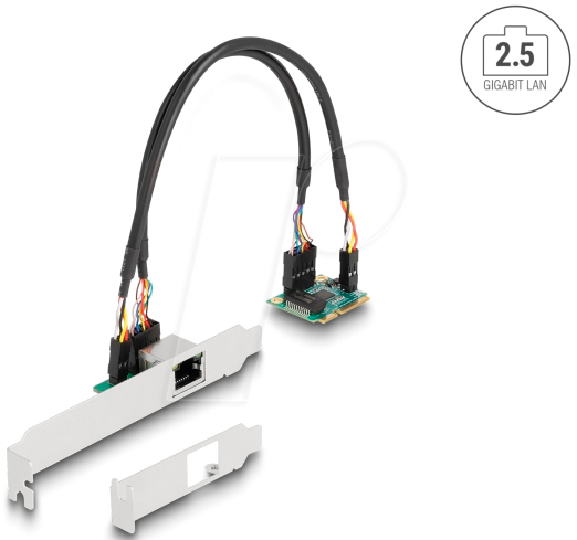 DELOCK 95271 - Netzwerkkarte, PCI Express, 1x 2,5 Gigabit Ethernet