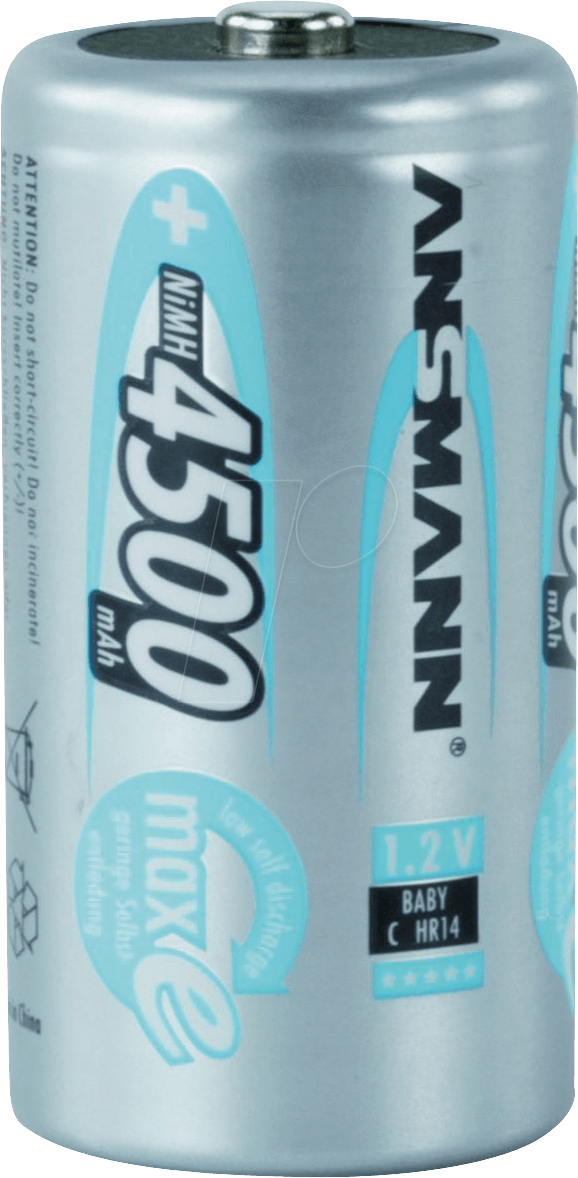 NH BABY ANS - maxE, NiMh Akku, C (Baby), 4500 mAh, 1er-Pack