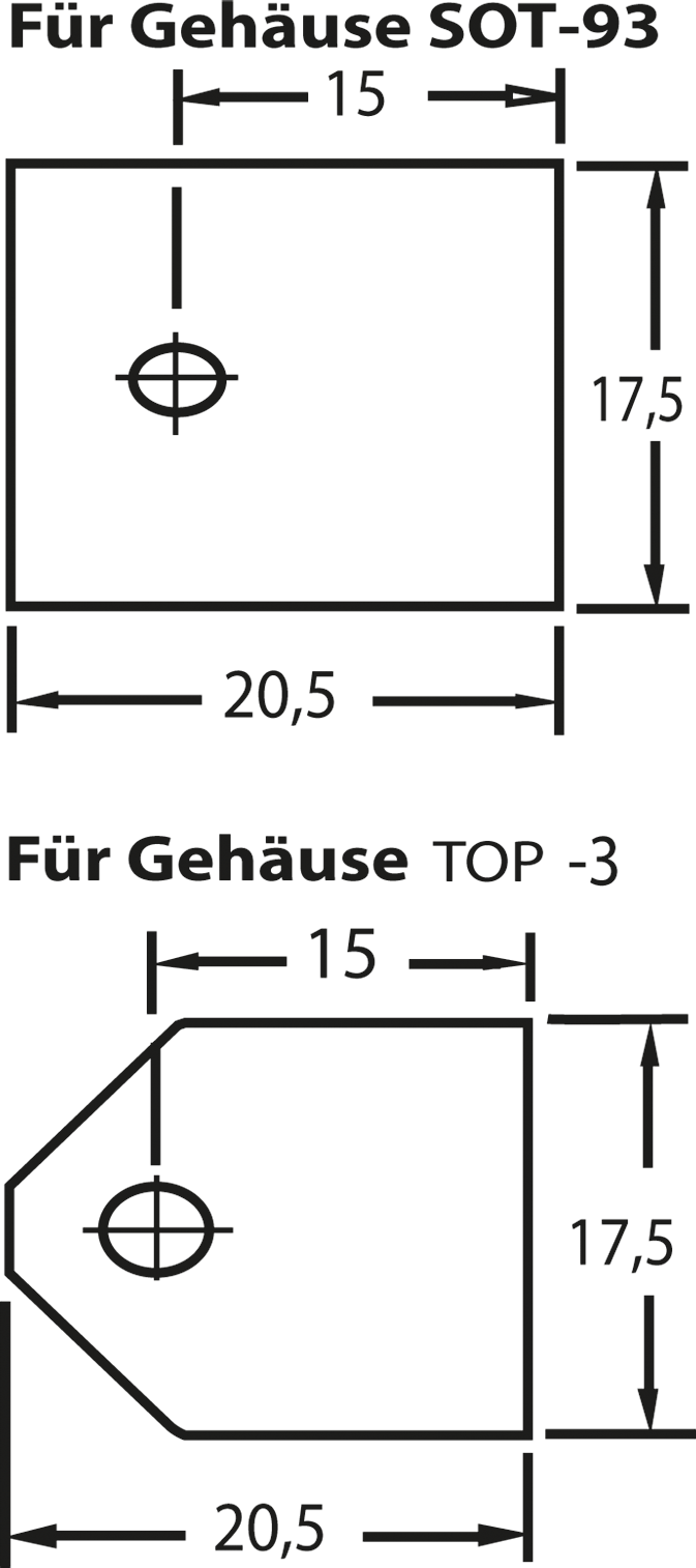 GLIMMER SOT 93 - Glimmerscheibe für Gehäuse SOT93