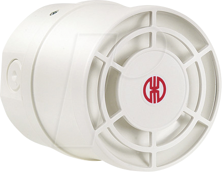 WERMA 14095050 - Mehrtonsirene WM 32 Töne 9-28VDC WH