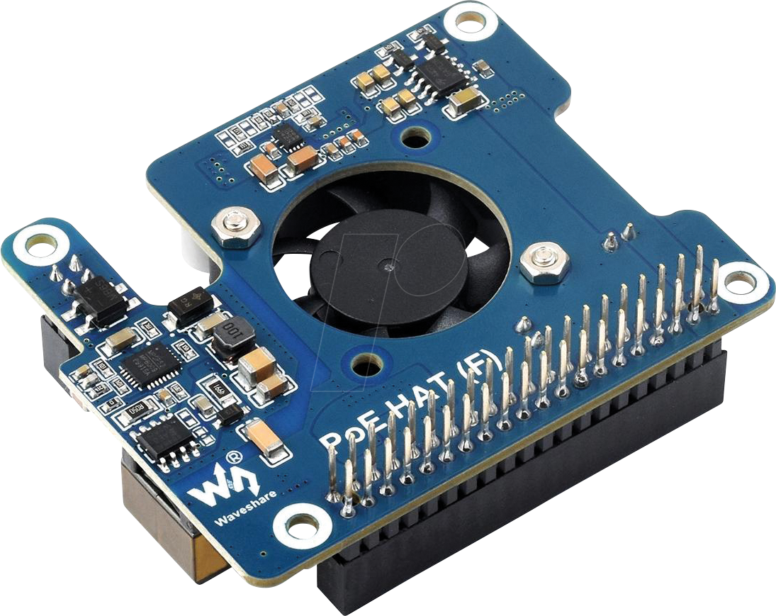 RPI SHD POE F - Raspberry Pi - PoE Shield für Raspberry 5B