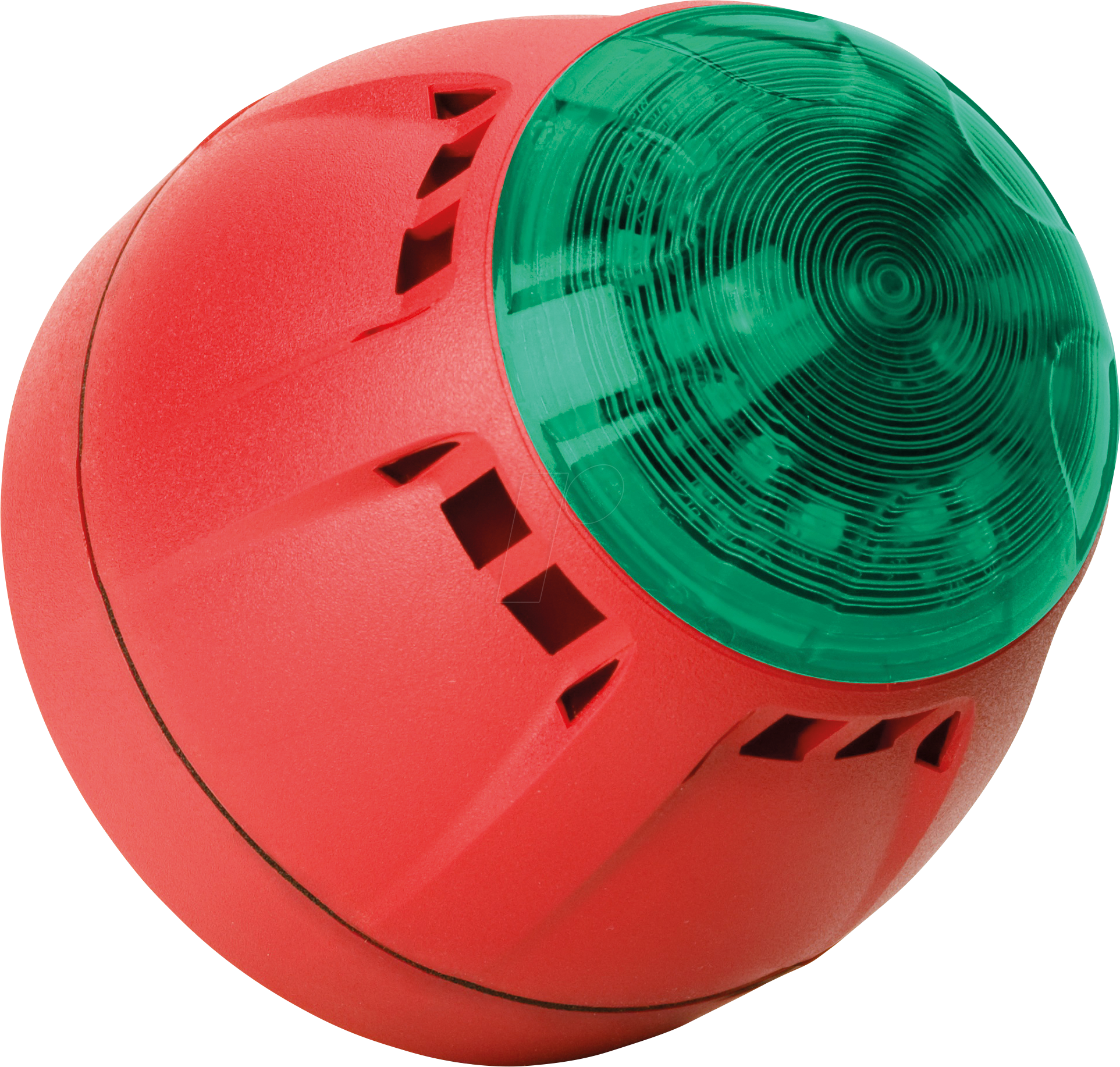 CH100SRGL - Chiasso 100 Razor, rot, grüne Linse, Shallow Base