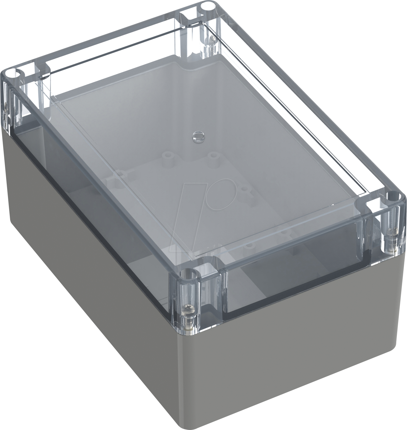 6U07181209139 - Industriegehäuse, 180 x 120 x 90,3mm, IP66/IP68, lichtgrau
