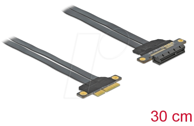 DELOCK 85768 - Riser Karte, PCIe x4 > x4, 30 cm Kabel