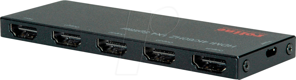 ROLINE 14013557 - HDMI Splitter, 4 Port, Ultra Slim