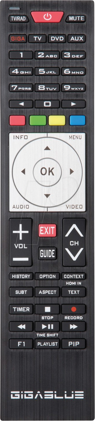 Thumbnail - GBL RCUGGB/004 - Gigablue Universal-Fernbedienung