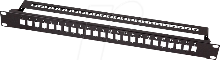 LOGILINK FB0002B - 19'' LWL-Panel für 24x LC Duplex / SC Simplex Kupplungen