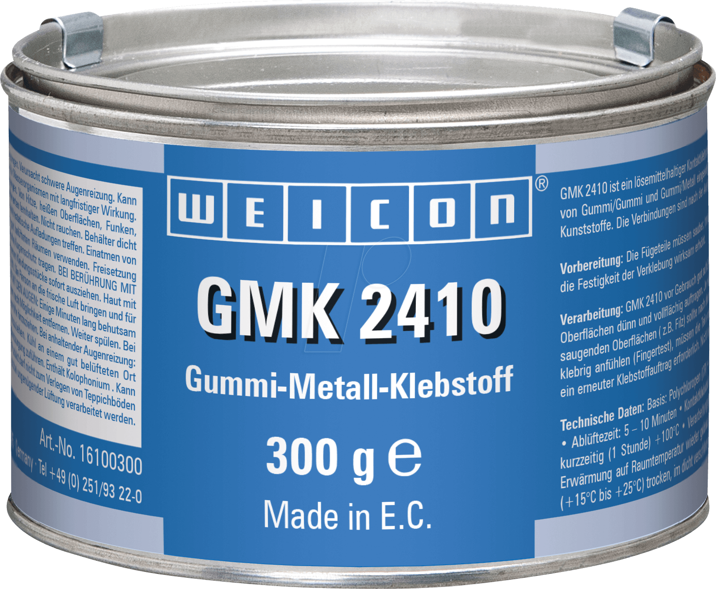 WEICON 16100300 - Kontaktkleber, GMK 2410, 300 g, braun