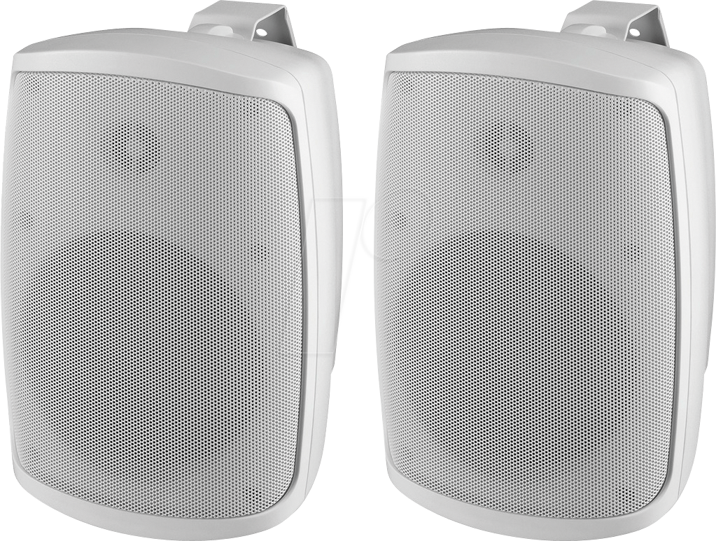 MON WALL-06T/WS - 2-Wege Kompaktbox, 100 V, IP65, 100 W, Paar