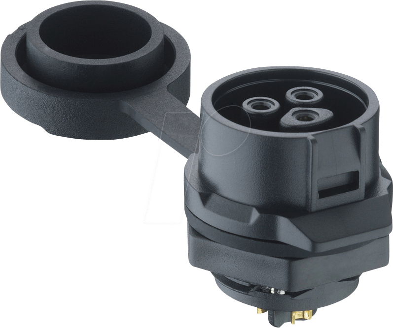 LUM 0271-02 - Quicklock-Einbaukupplung - Größe 16, 2 pol