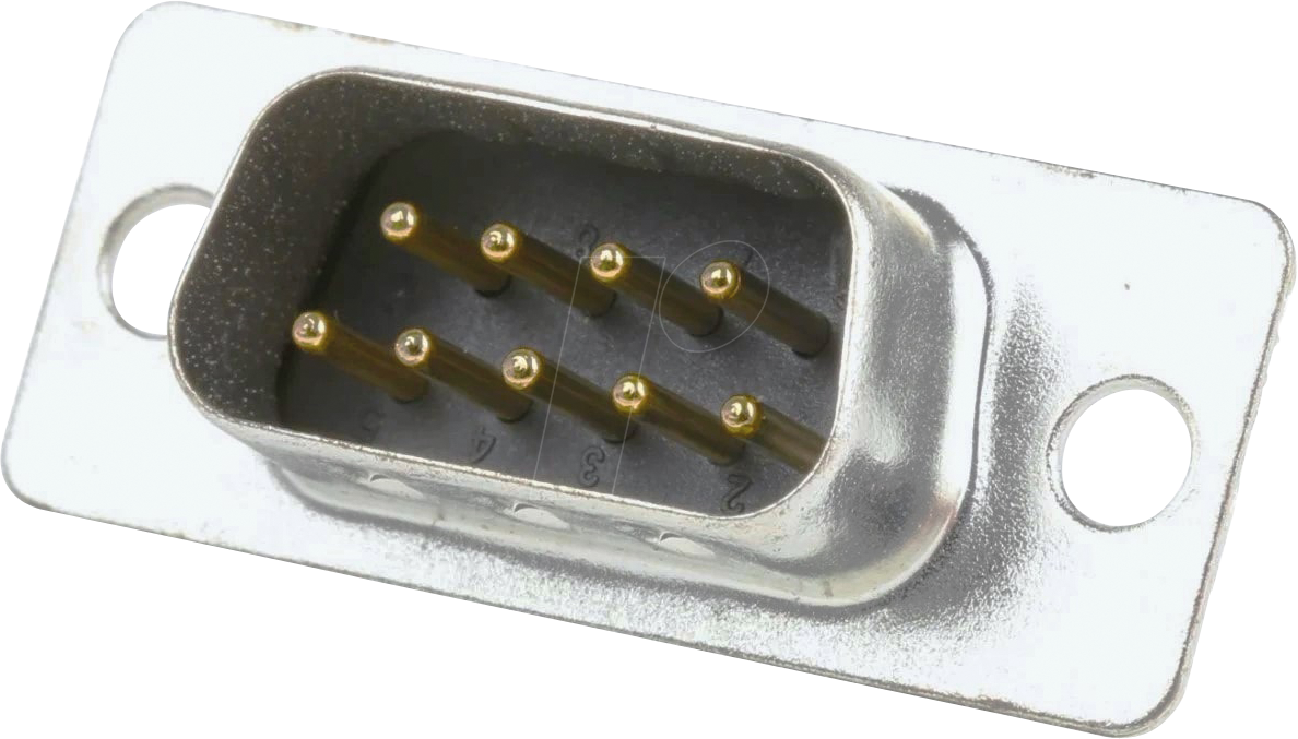 MHDM9SP - D-SUB-Stecker, 9-polig, gedrehte Kontakte