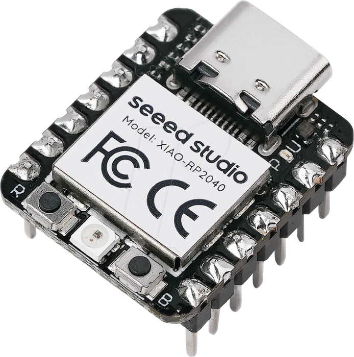 XIAO RP2040 H - Xiao RP2040, Dual-Core 133 MHz, 2 MB, mit Header