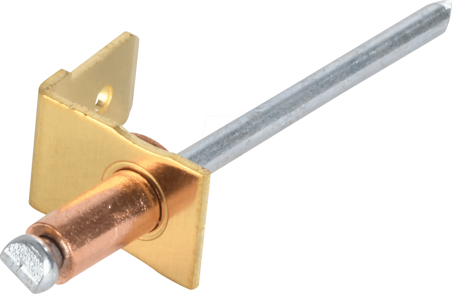 VT RIV 163 - Flachstecker, 1pol., Blindniettechnik