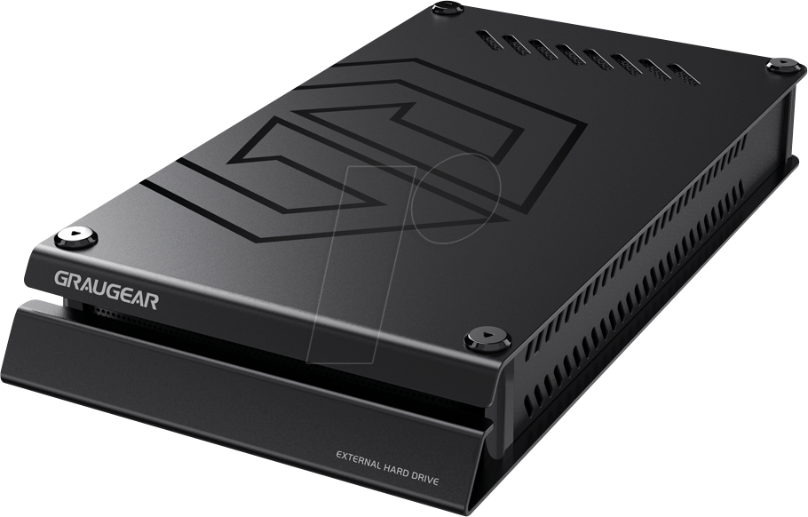 GG 18038 - GRAUGEAR Gaming Festplatte, 4 TB, USB 3.1