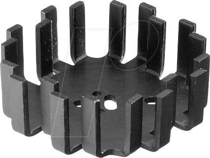 FK 201 SA-3 - Kühlkörper, 45 mm, Alu, 6 K/W, TO-3