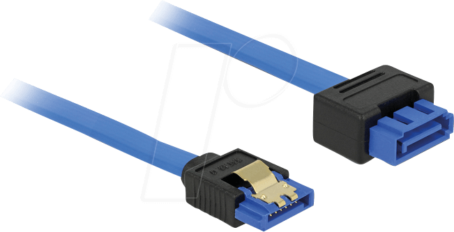 DELOCK 84975 - SATA 6 Gb/s Buchse gerade > SATA Stecker, gerade 100 cm blau