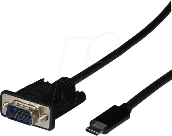 EFB EBUSBCVGAK2 - Adapterkabel USB C > VGA, 1080p, 2,0 m