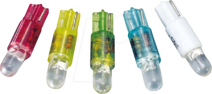 BARTH 70112202 - Single LED W2x4,6d Wedge B. rot 12V